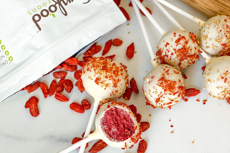 Red Velvet Cake Pops (Gluten-free & Vegan)